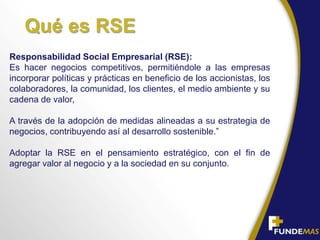 Presentación rse | PDF
