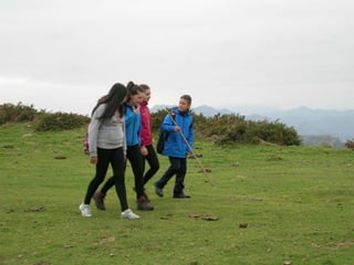 Senderismo por el Sueve 2º ESO. (Noviembre 2013)