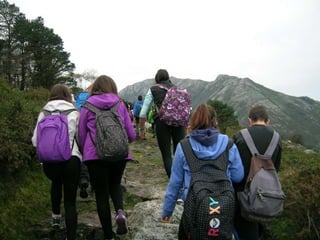 Senderismo por el Sueve 2º ESO. (Noviembre 2013)