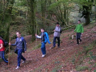 Senderismo por el Sueve 2º ESO. (Noviembre 2013)