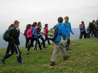 Senderismo por el Sueve 2º ESO. (Noviembre 2013)