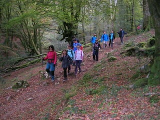 Senderismo por el Sueve 2º ESO. (Noviembre 2013)