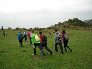 Senderismo por el Sueve 2º ESO. (Noviembre 2013)