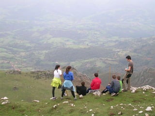 Senderismo por el Sueve 2º ESO. (Noviembre 2013)