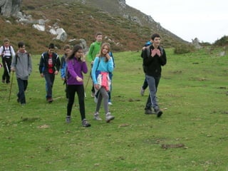Senderismo por el Sueve 2º ESO. (Noviembre 2013)