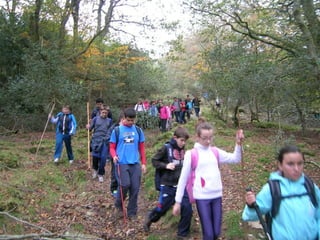 Senderismo por el Sueve 2º ESO. (Noviembre 2013)