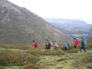 Senderismo por el Sueve 2º ESO. (Noviembre 2013)