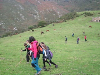 Senderismo por el Sueve 2º ESO. (Noviembre 2013)