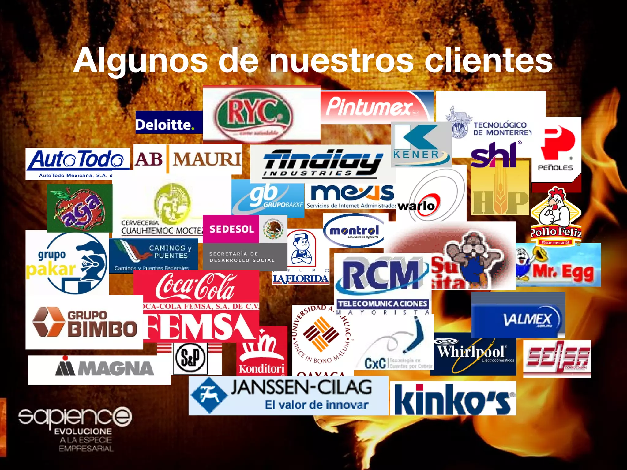 Algunos de nuestros clientes
 