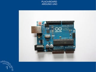 PLACA/BOARD
ARDUINO UNO
 