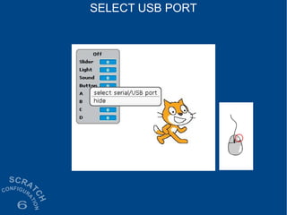 SELECT USB PORT
 