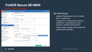 presentación Secure SD WAN FORTINET RESUMIDA | PDF