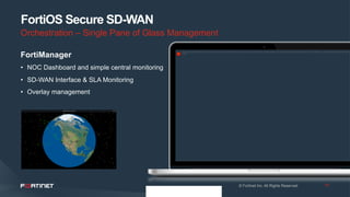 presentación Secure SD WAN FORTINET RESUMIDA | PDF