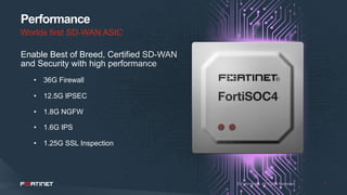 presentación Secure SD WAN FORTINET RESUMIDA | PDF