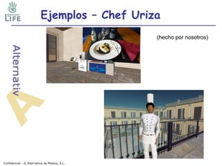 Ejemplos – Chef Uriza Confidencial -  © Alternativa de Medios, S.L. (hecho por nosotros) 