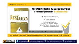 o.
Tallerdecrisis.blogspot.com@_JorgeAguilera Jorge Aguilera Ph.DEAR Alto Rendimiento S.A.S
 