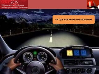 EN QUE HORARIOS NOS MOVEMOS
 