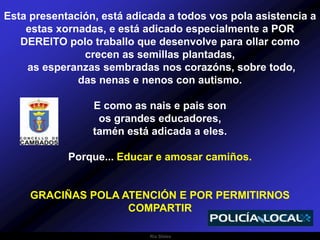 Ria SlidesDicen que aquel hombre, desde  aquel día, hace el viaje de casa al trabajocon una bolsa de semillas que....
