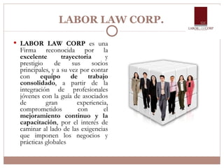 LABOR LAW CORP. ,[object Object]