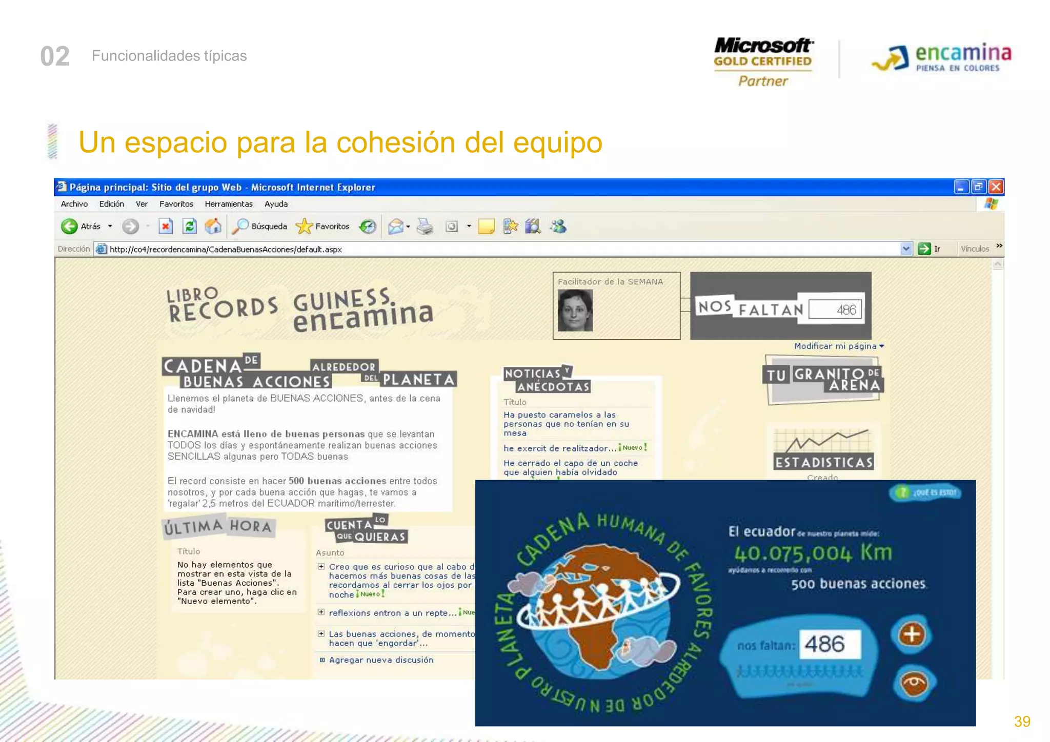 39Un espacio para la cohesión del equipo02Funcionalidades típicas