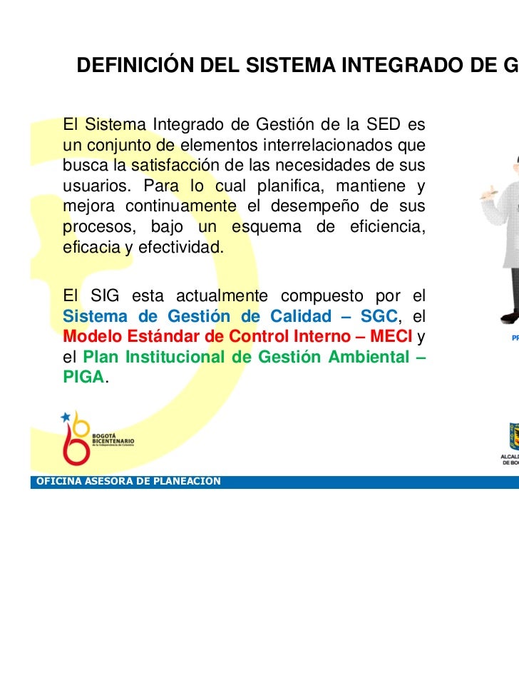 Sistema Integrado de Gestión Sistema Integrado de Gestión