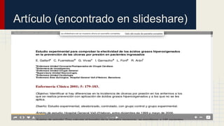 Artículo (encontrado en slideshare)
 