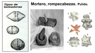 Mortero, rompecabezas. Pulido.