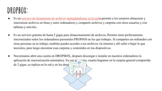Afilar Contaminar Deformar Caracteristicas de Dropbox (Ventajas y Desventajas)