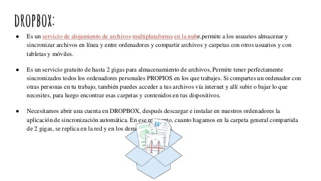 Caracteristicas de Dropbox (Ventajas y Desventajas)