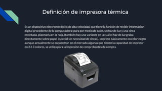 Diapositivas Impresora termica