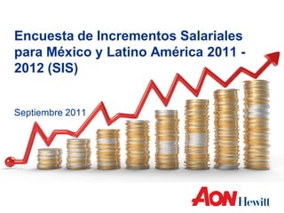 Encuesta de Incrementos Salariales
para México y Latino América 2011 -
2012 (SIS)


Septiembre 2011
 