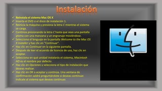 Presentación sistema operativo Mac os | PPTX