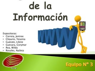 Las Organizaciones de la Información<br />Expositoras:<br /><ul><li>Correia, Jeniree