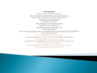 Presentación sistemas operativos