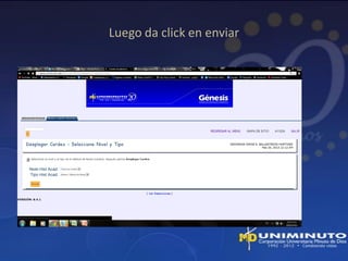 Luego da click en enviar
 