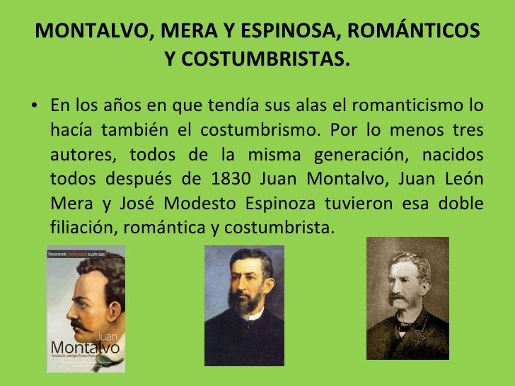 El costumbrismo