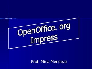 Prof. Mirla Mendoza 