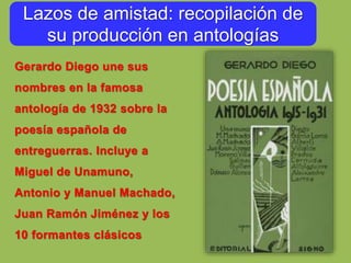 Lazos de amistad: recopilación de
su producción en antologías
 
