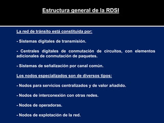 Presentación sobre rdsi | PPTX