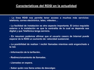 Presentación sobre rdsi | PPTX