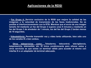 Presentación sobre rdsi | PPTX