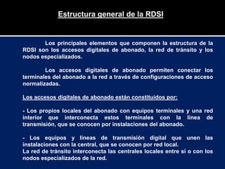 Presentación sobre rdsi | PPTX