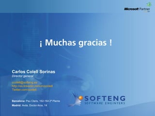 Presentación Softeng Portal Builder - RoadShowCMS en Azure 