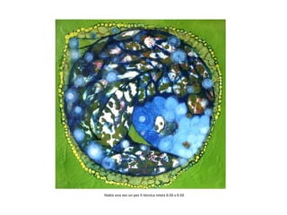 Mandala de la Quietud técnica mixta sobre papel 0.20 x 0.12