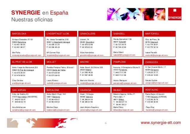 oficinas de trabajo temporal en zaragoza presentaci 211 n synergie ett oficinas de trabajo temporal en zaragoza presentaci 211 n synergie ett