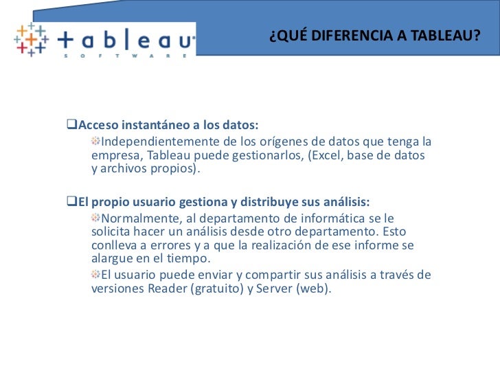 ¿Qué es Tableau Software?