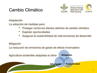 Género y cambio climático: Conceptos fundamentales