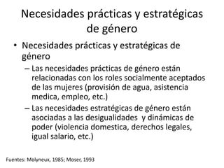 Género y cambio climático: Conceptos fundamentales