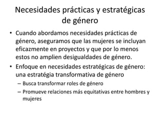 Género y cambio climático: Conceptos fundamentales