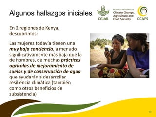 Género y cambio climático: Conceptos fundamentales